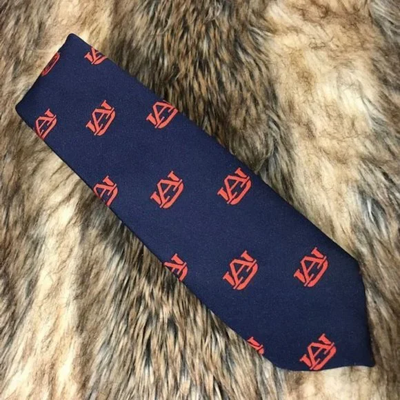 Campus Classics Musical Auburn University Officially Licensed Logo Tie - Picture 1 of 7